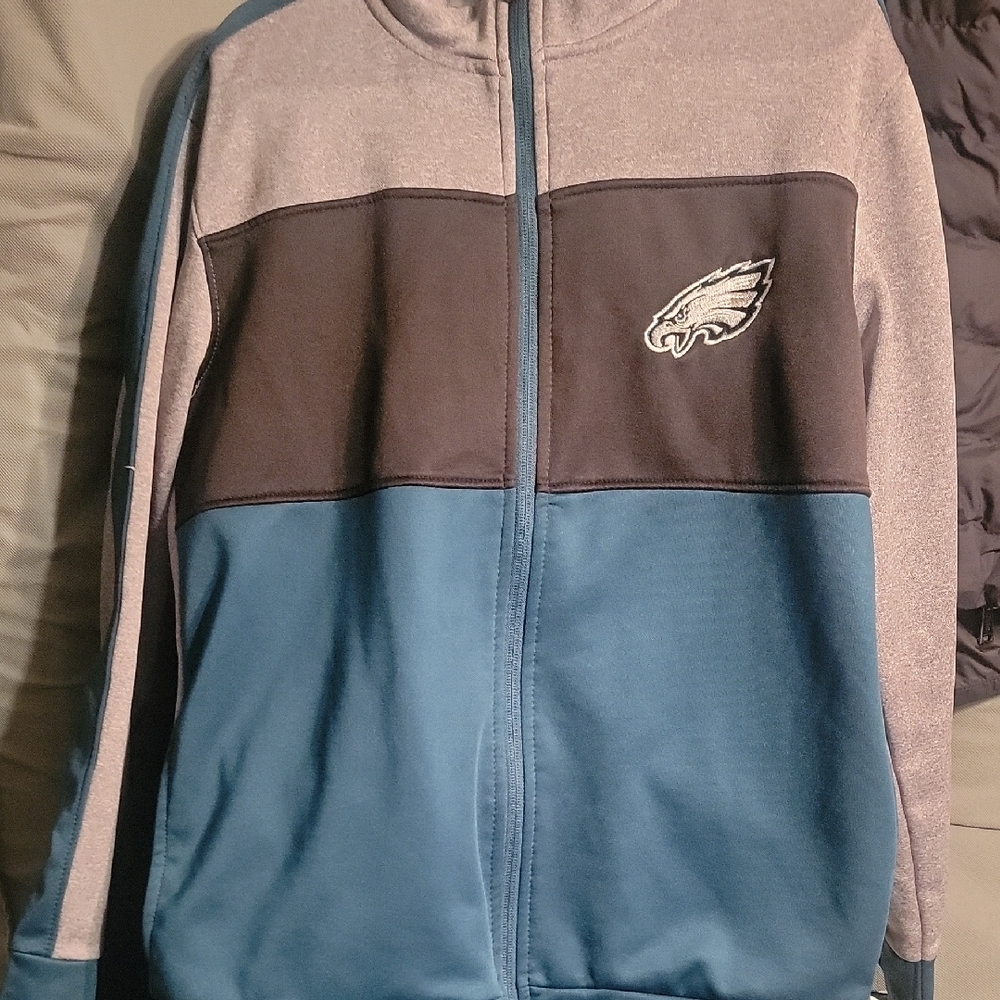 NFL Team Apparel Youth Jacket in Blue and White